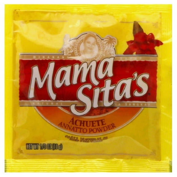 Mama Sita's All Natural Annatto Powder, Anchuete-Achiote, 0.33 Oz
