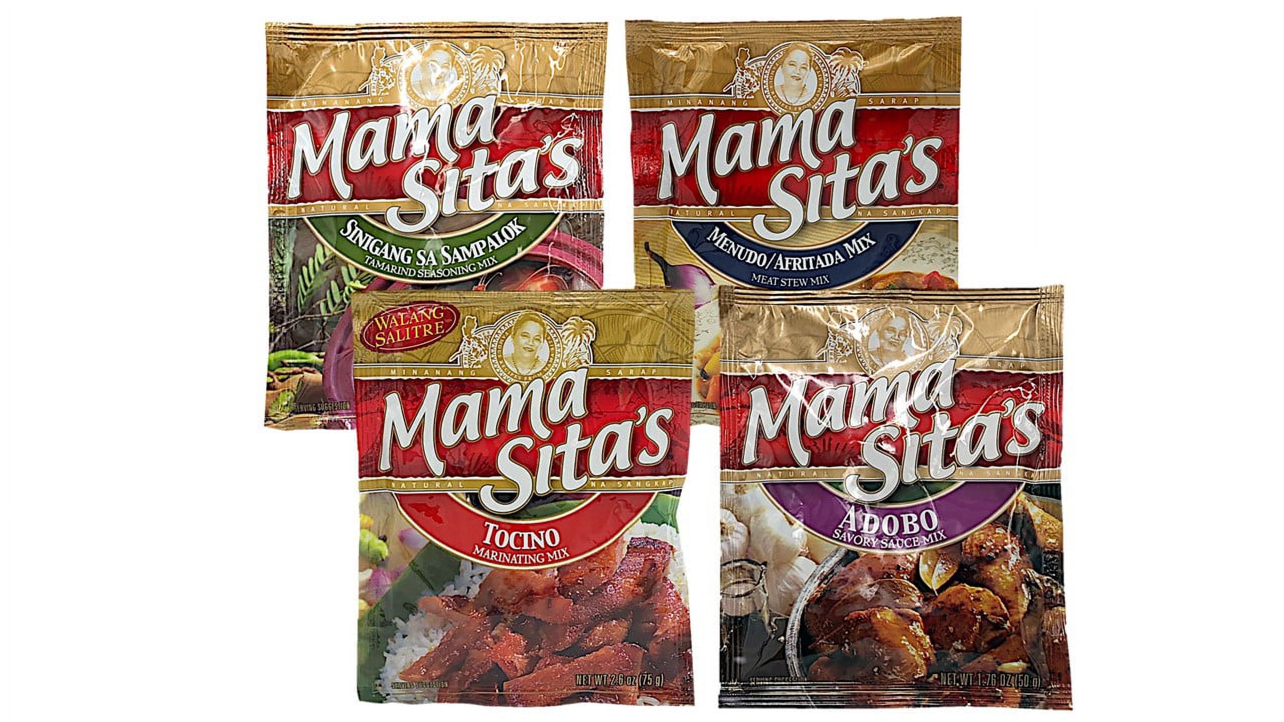 Mama Sita's Menudo/Afritada, Tocino, Adobo and Sinigang sa Sampalok Mix