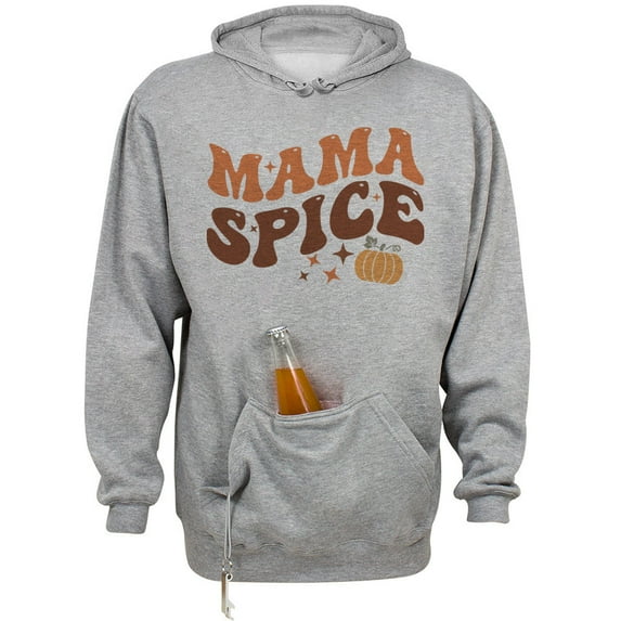 Mama Spice Beer Holder Tailgate Hoodie Sweatshirt Unisex Large Oxford