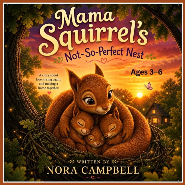 Mama Squirrel's Not-So-Perfect Nest: Heartwarming journey Perfect for ages 3-6, (Paperback)