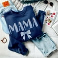 thumbnail image 1 of Mama Sweatshirt, Bow Mama Sweatshirt, Momma Sweatshirt, Mama Crewneck, Cute Mom Sweatshirt, Mommy Shirt, Mama, Mother'S Day Gift TSHIRT All Size S-5XL, 1 of 5