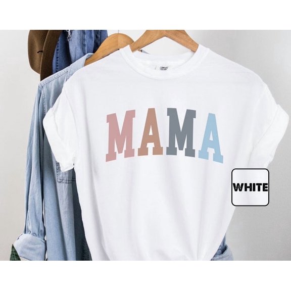 Mama T-shirt, Cute Mom Shirt, Mommy Outfit, Trendy Mama Tee, Pregnancy Reveal Shirts, Cool Mama Clothing, Mothers Day s