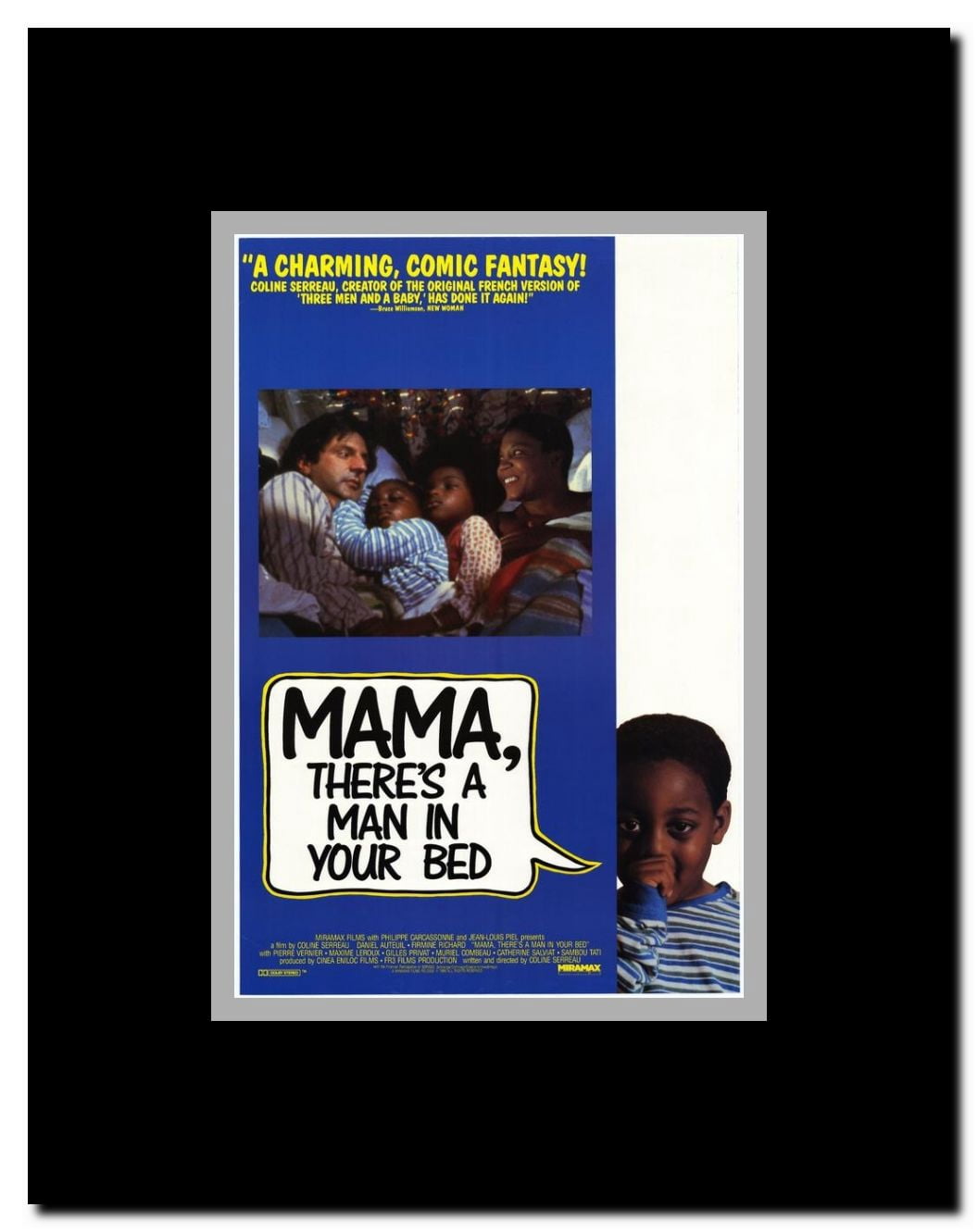 Mama There's a Man in Your Bed Framed Movie Poster