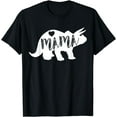 thumbnail image 1 of Mama Triceratops Dinosaur T-Shirt Funny Gift For Mother Day, 1 of 3