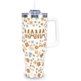 thumbnail image 1 of Mama Tumbler 40 Oz, Birthday Gift Christmas Mothers Day Gifts for Mama, Mama Cup Coffee Mug Stainless Steel 40 Oz Tumbler with Handle and Straw, 1 of 6