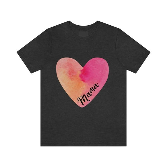 Mama Watercolor Heart T-Shirt