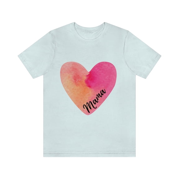Mama Watercolor Heart T-Shirt