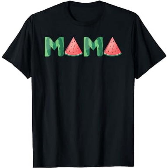 Mama Watermelon Funny Summer Fruit Gift - Great Mother's Day T-Shirt