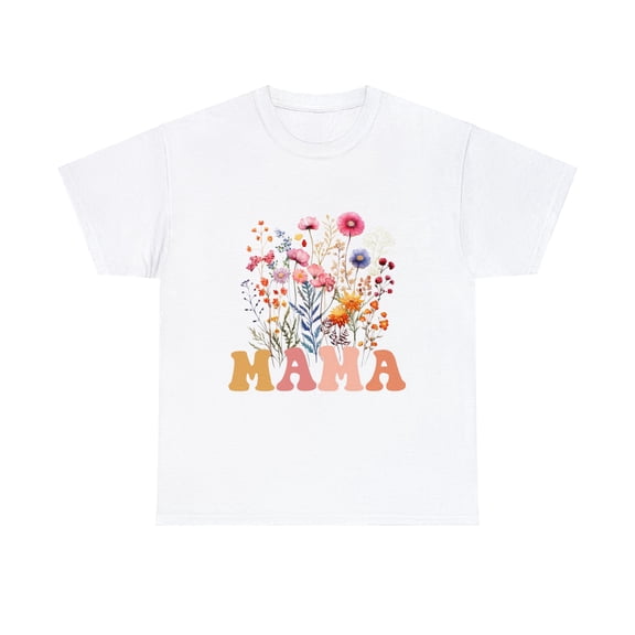 Mama Wildflowers Shirt, Retro Mom TShirt, Mother's Day Gift  ID-0207-RUF3