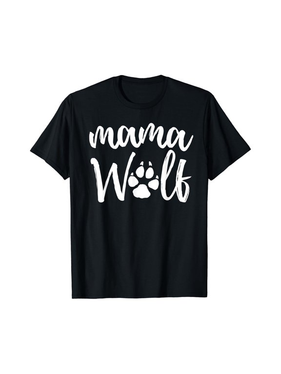 Mama Wolf Wolves Wild Lover Mom Mother T-Shirt
