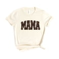 thumbnail image 1 of Mama and Mini Leopard Checkered Matching Shirts Mommy and Me Trendy Graphic Tee - SOLD SEPARATELY Natural Shirt Adult 2XL, 1 of 7