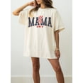thumbnail image 1 of Mama and Mini T-shirt, Matching Family 4th of July, American Mama, USA Pride, Cute Independence Day, Red White Blue Shirt, 1 of 5