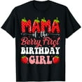 thumbnail image 1 of Mama of The Berry First Birthday of Girl Strawberry Mom T-Shirt, 1 of 5