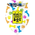 thumbnail image 1 of Mama’s Boy Dog Bandana, Dog Mom''s Boy Gift Dog Bandana, Pet Scarf Accessories, Printed Dog Bandanas Gift for Dog Lover Birthday or Christmas, for Small Medium Large Dogs(N9), 1 of 4