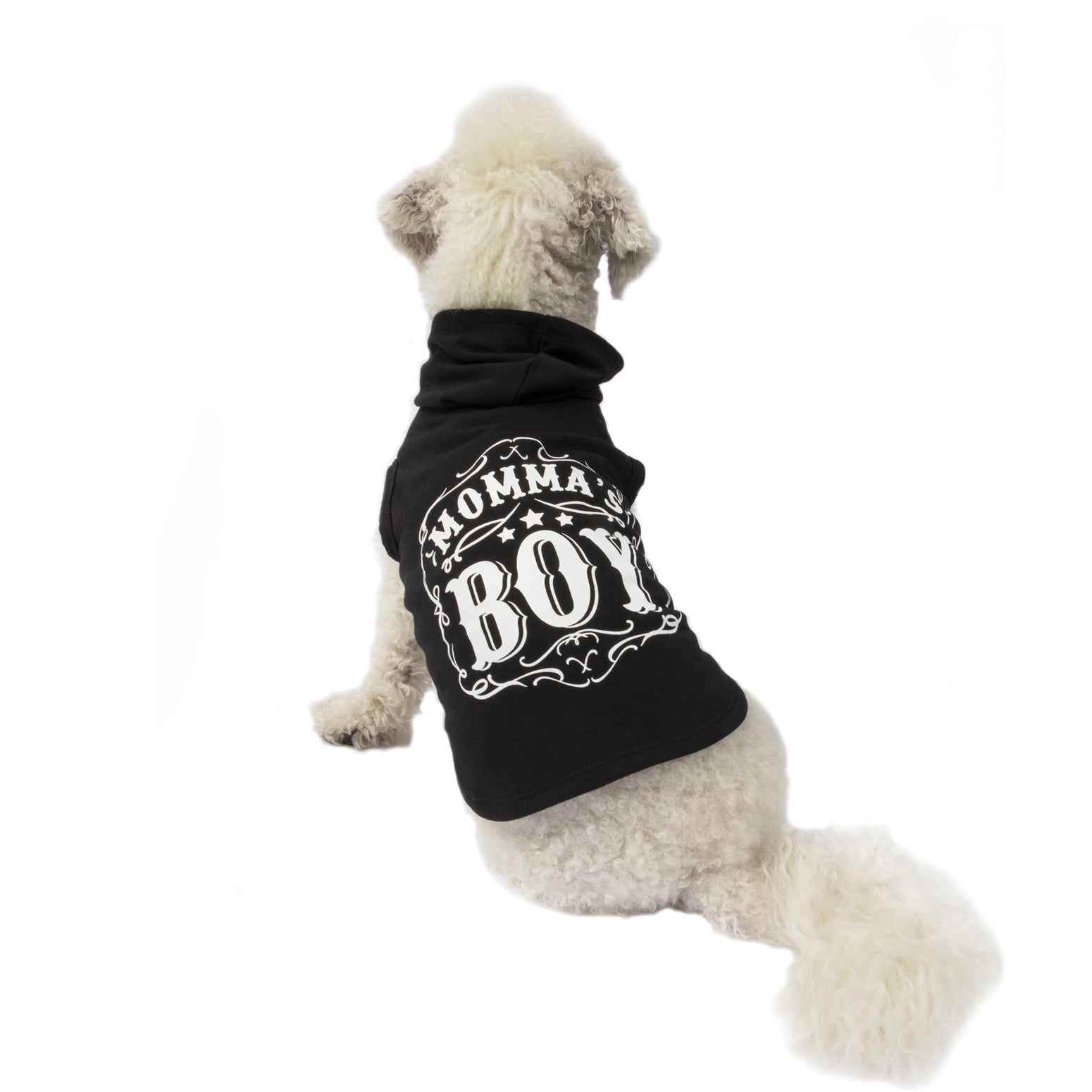Mama's Boy Dog Hoodie, XSmall