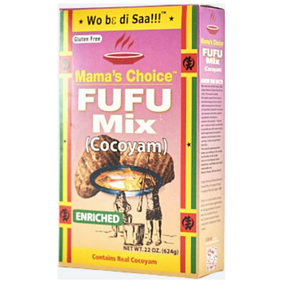 Mama's Choice Cocoyam Fufu-22oz-Authentic African Culinary Tradition