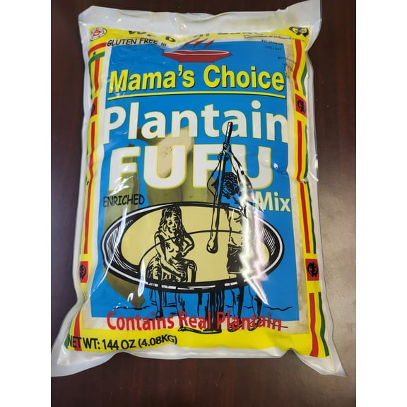 Mama’s Choice plantain Fufu Mix 144 oz (4.08kg) Gluten Free