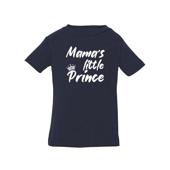 Mama's Little Prince T-Shirt Infant -Smartprints Designs,  12 Months