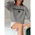 thumbnail image 1 of Mama sweatshirt | Mama sweaters for women | Cool mom crewneck sweatshirt, 1 of 5