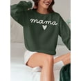 thumbnail image 1 of Mama sweatshirt | Mama sweaters for women | Cool mom crewneck sweatshirt, 1 of 5