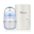 thumbnail image 1 of Mamachi 100% Silicone Baby Bottle - Premium Large | Anti-Colic Bottle, Microwave Safe, Silicone Feeding Bottle, Environmentally Baby Milk Bottle, Breast Feeding Bottle | Blue Premium Bottle Large, 1 of 8