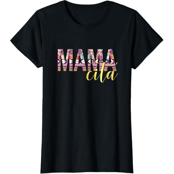 Mamacita Women Cinco De Mayo Serape Graphics Mexocan Mom T-Shirt100% cotton