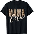 thumbnail image 1 of Mamacita Women Leopard Print Funny Latina Mom Mothe T-Shirt Black 2X-Large, 1 of 4