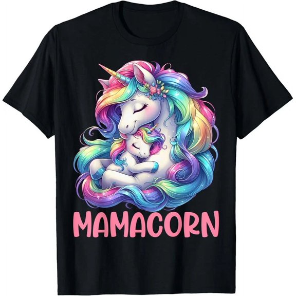 Mamacorn Mother'S Day Mama Costume Unicorns Lover Family T-Shirt Unisex S-5XL Hot Trending Shirt, Vintage Birthday Gift