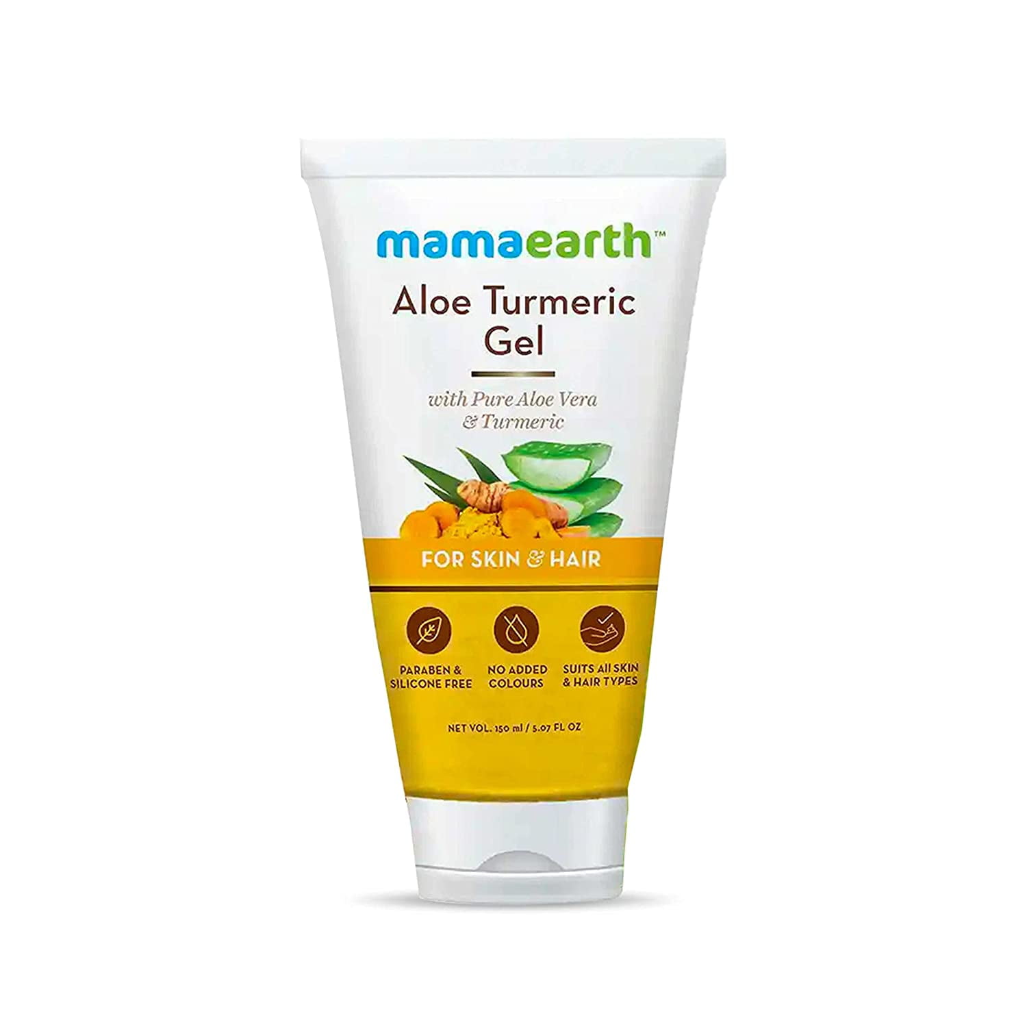 Mamaearth Aloe Turmeric Gel From 100% Pure Aloe Vera For Face, Skin & Hair  with Turmeric & Vitamin E (150 Ml) - Walmart Business Supplies