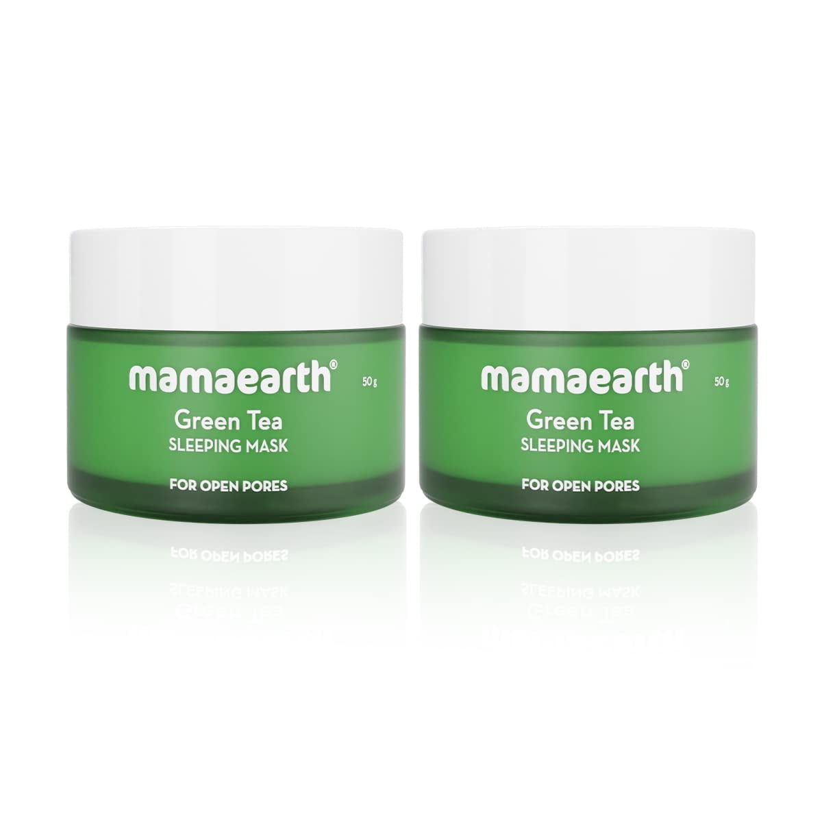 Mamaearth Green Tea Sleeping Mask with Green Tea & Collagen for Open