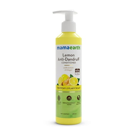 Mamaearth Lemon Anti-Dandruff Conditioner with Lemon & Ginger for Soft & Smooth Hair - 250 ml