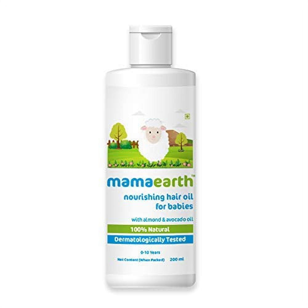Mamaearth Nourishing Hair Oil for Babies with Almond Avocado Oil 200 ml