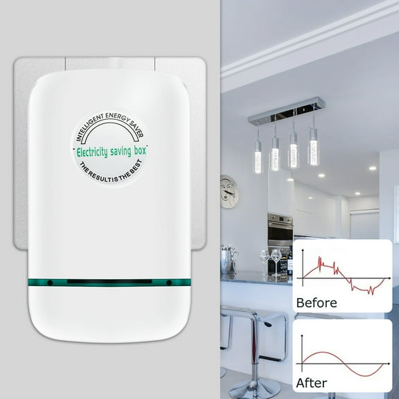 Mamamax Power Saver,Energy Saver,Overheating Protection,Household Power Saver,Electricity Saving Box Household Office Market Device Electric Smart US Plug 90V-250V