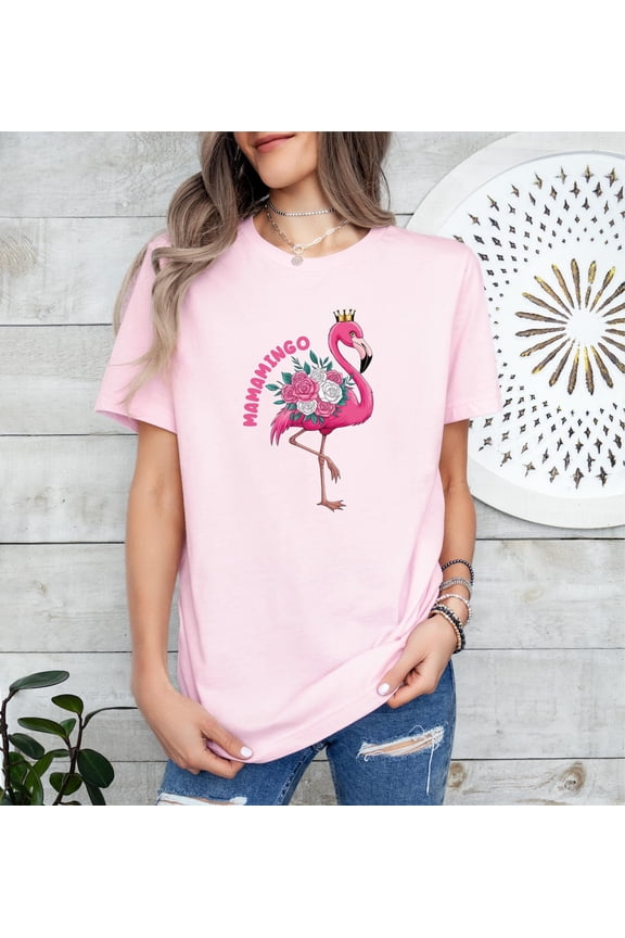 Mamamingo Tee,Mama Flamingo Shirt,Mother Day Gift,Floral Flamingo Mom Shirt,Flamingo New Mom,Flamingo Lovers Tee,Flamingo Party Tee Tshirt All Size S-5XL