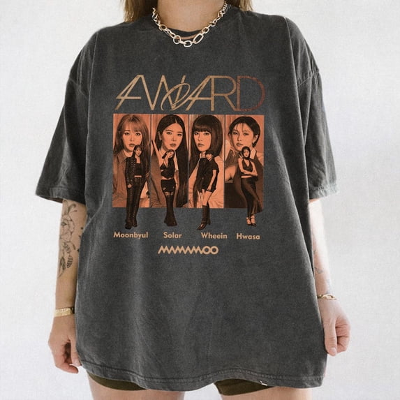 Mamamoo World Tour 4Ward Shirt, Vintage Mamamoo 2026 World Tour T-Shirt,Charcoal Color,Size 3XL