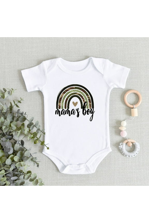 Mamas Boy Bodysuit, Mommys Little Boy, Mamas Main Man, Baby Boy Shirt, Cute Baby Shower Gift, New Baby Boy, Trendy Baby Cute Baby Onesie, BABY BODYSUIT LAT 4424