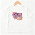 thumbnail image 1 of Mamas Broke Bestie Girls Graphic Tee, Funny Mother Day 100% Cotton Kids Short Sleeve T-Shirt, 1 of 5