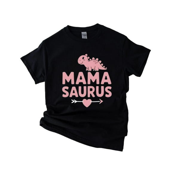 Mamasaurus Dino T-Shirt , Hoodie , Sweatshirt Playful T-Rex Mom Design for Family Matching, for men & women, up to size 5XL