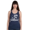 thumbnail image 1 of Mamasaurus Funny Mother Dinosaur T-Rex Head Women's Tank Top, M, H. Navy, 1 of 3