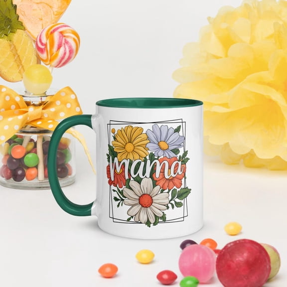 Mamasaurus Mug, Cute Mother's Day Dino GifT1 Idea For Dinosaur Mom, Funny Tyrannosaurus rex Bandana Coffee Cup For Mommy And Mama