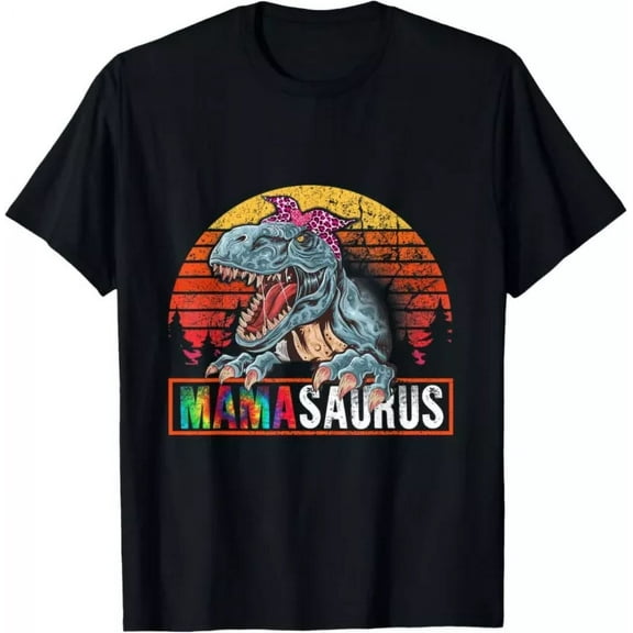 Mamasaurus T Rex Dinosaur Funny Mama Saurus Family Mother T-Shirt Unisex S-5XL Hot Trending Shirt, Vintage Birthday Gift