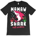 thumbnail image 1 of Mamaw Shark Funny Family Matching Holiday Graphic H4222 T-Shirt, for Men and Women, Up to Size 5XL, 1 of 2