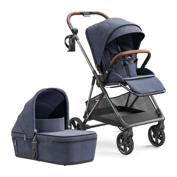 Mamazing Baby Stroller with Bassinet Air Lux Carbon Fiber Lightweight Compact Fold Reversible Seat for Infant Toddler