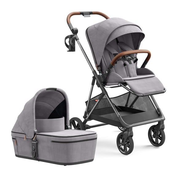 Mamazing Baby Stroller with Bassinet Air Lux Carbon Fiber Lightweight Compact Fold Reversible Seat for Infant Toddler