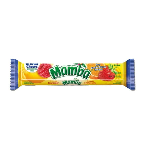 Mamba - 18 Fruit Chews - Natural & Artificial Flavors | 2.8 Ounces
