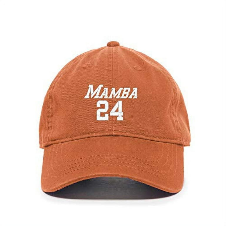 Mamba 24 Kobe Baseball Cap Embroidered Cotton Adjustable Dad Hat
