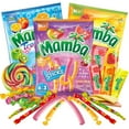 thumbnail image 1 of Mamba Fruit Strips, Tropics and Magic Sticks, Summer Candy, Pack of 3, 6.3 Ounces per Bag, 1 of 7