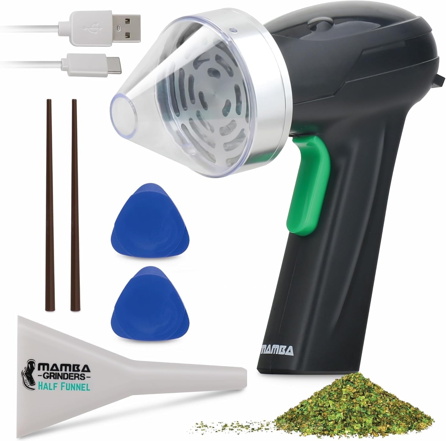 Mamba Monster 3.5g Portable Electric Food Grinder & Mill, USB