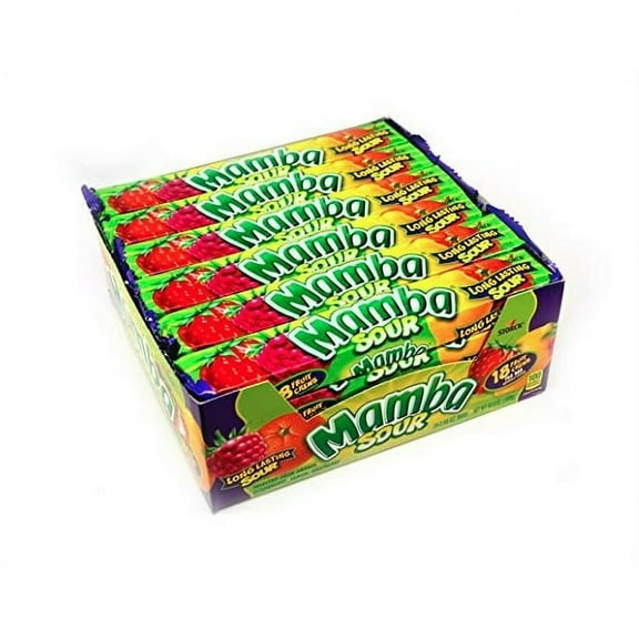 Mamba Sour Fruit Chews 24 / Box