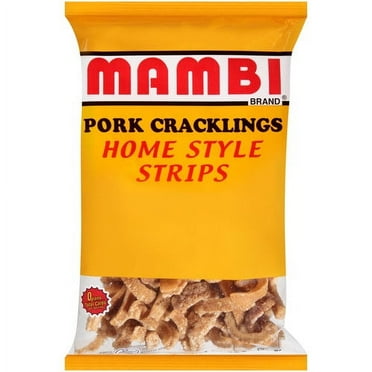 Mambi Home Style Strips Pork Cracklings, 9.5 oz.